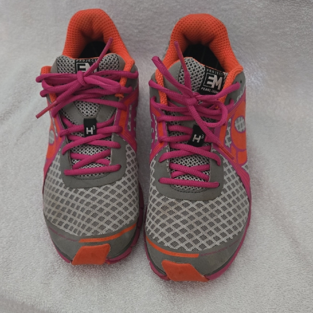 Pearl Izumi Pink and Orange Athletic Shoes
